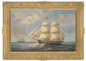 TAYLOR Dennis A Clipper Vessel At Full-sail TAYLOR Dennis A Clipper Vessel At Full-sail