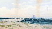 TEBBITT Henri A Ship On Open Water TEBBITT Henri A Ship On Open Water