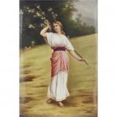 TEICHERT Ernst A Berlin Porcelain Rectangular Plaque TEICHERT Ernst A Berlin Porcelain Rectangular Plaque