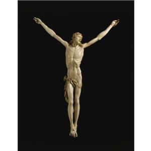 Francesco Terilli - A Large Ivory Corpus, Cristo Vivo