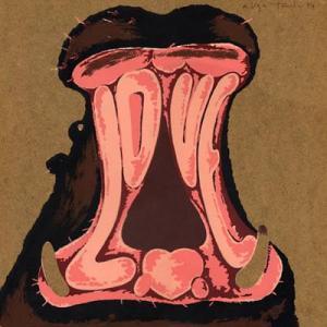 Armando Testa - Ippopotamo Innamorato Armando Testa - Ippopotamo Innamorato