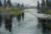 THAULOW Frits Autumn Day In Norway, View From The River Vallar To The Landscape Of Telemark THAULOW Frits Autumn Day In Norway, View From The River Vallar To The Landscape Of Telemark