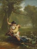 THOMPSON Jerome Two Children In A Swing THOMPSON Jerome Two Children In A Swing