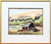 THOMPSON MEEHAN Hazel R. Rustic Cabin In The Foothills THOMPSON MEEHAN Hazel R. Rustic Cabin In The Foothills