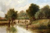 THORS Joseph River Landscape With Angler And Ducks THORS Joseph River Landscape With Angler And Ducks