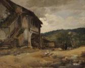 THURNER Gabriel Edouard Landschaft Mit Bauernhof THURNER Gabriel Edouard Landschaft Mit Bauernhof
