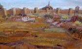 THURSTON Rosalie Winifred View Of The Walls Of Avila And The Convent Of Santa Teresa THURSTON Rosalie Winifred View Of The Walls Of Avila And The Convent Of Santa Teresa