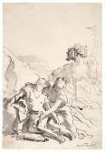 TIEPOLO Giovanni Domenico Angelica Heilt Die Wunden Des Medoro TIEPOLO Giovanni Domenico Angelica Heilt Die Wunden Des Medoro