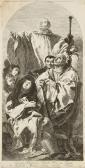 TIEPOLO Giovanni Domenico Trois Saints Et Une Sainte De L'ordre De Saint Benoît TIEPOLO Giovanni Domenico Trois Saints Et Une Sainte De L'ordre De Saint Benoît