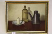 TIMMERS Adriaan Stilleven Met Fles, Kannetje En Kaars TIMMERS Adriaan Stilleven Met Fles, Kannetje En Kaars
