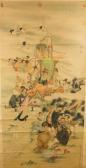 TINGBIAO Jin Eight Immortals Celebrating The Birthday Of Queen Mother Of The West TINGBIAO Jin Eight Immortals Celebrating The Birthday Of Queen Mother Of The West