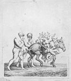 TISCHBEIN Johann Heinrich Wil. Der Esel Dient Der Kunst (ein Esel Mit Tragkörben, Die Gipsfiguren Enthalten, Geht In Begleitung Zweier Italiener Mit Postamenten Nach Rechts) TISCHBEIN Johann Heinrich Wil. Der Esel Dient Der Kunst (ein Esel Mit Tragkörben, Die Gipsfiguren Enthalten, Geht In Begleitung Zweier Italiener Mit Postamenten Nach Rechts)