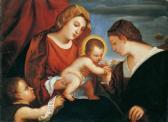 TIZIANO VECELLIO Die Mystische Vermählungder Hl. Katharina TIZIANO VECELLIO Die Mystische Vermählungder Hl. Katharina
