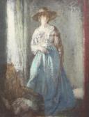 TODD Arthur R. Middleton Woman In An Interior TODD Arthur R. Middleton Woman In An Interior