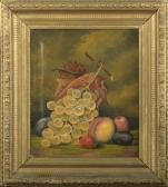 TODD Henry Georges "still Life With Grapes,
Peachesand Plums" TODD Henry Georges "still Life With Grapes,
Peachesand Plums"