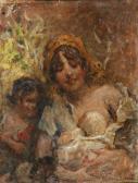 TODESCHINI Giovanni Battista Madre Con Bambino TODESCHINI Giovanni Battista Madre Con Bambino