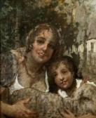 TODESCHINI Giovanni Battista Mamma E Figlio TODESCHINI Giovanni Battista Mamma E Figlio
