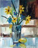 TOMASKI Karen Vase Of Flowers And Lemon TOMASKI Karen Vase Of Flowers And Lemon