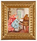TORDI Sinibaldo Lezione Di Piano Col Cardinale TORDI Sinibaldo Lezione Di Piano Col Cardinale