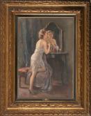 TORO Attilio Girl At A Dressing Table TORO Attilio Girl At A Dressing Table