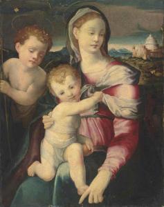 Michele Tosini Di Ridolfo Ghirlandaio - The Madonna And Child 