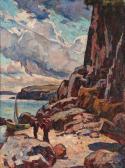 TOWNSEND Ernest Ashore By The Cliffs TOWNSEND Ernest Ashore By The Cliffs
