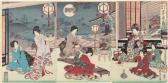 TOYOHARA Chikanobu Two Triptychs TOYOHARA Chikanobu Two Triptychs