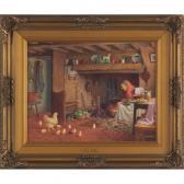 TOZER Henry Edward Spernon Cottage Scene TOZER Henry Edward Spernon Cottage Scene