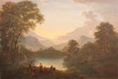TRAIES William Landscape With Figures In The Foreground TRAIES William Landscape With Figures In The Foreground