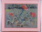 TRAUGOTT Leah Flowers In A Landscape TRAUGOTT Leah Flowers In A Landscape