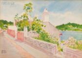 TREIDLER Adolph The Road Along The Cove/a Bermudan View TREIDLER Adolph The Road Along The Cove/a Bermudan View