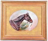 TRICKETT W. Wasdell Beatie, A Side Profile Best Length Portrait Of A Chestnut Race Horse TRICKETT W. Wasdell Beatie, A Side Profile Best Length Portrait Of A Chestnut Race Horse