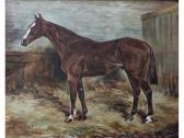 TRICKETT W. Wasdell The Bay Horse Rogate In A Stable TRICKETT W. Wasdell The Bay Horse Rogate In A Stable