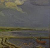 TROTZIG Ellen Kustmotiv. Signerad Och Daterad Ellen Trotzig 34. Olja På Duk, 55 X 57 TROTZIG Ellen Kustmotiv. Signerad Och Daterad Ellen Trotzig 34. Olja På Duk, 55 X 57