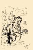 TRUBNER Wilhelm Studie Zu Einem Reiterbildnis TRUBNER Wilhelm Studie Zu Einem Reiterbildnis