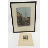 TUCEK Karl Two Coloured Lithographs TUCEK Karl Two Coloured Lithographs