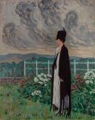 TUCKER Allen Woman In Garden TUCKER Allen Woman In Garden