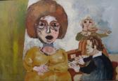 TUCKER Gerald Edwin A Woman Singing Accompanied By A Male Pianist And A Female Violinist TUCKER Gerald Edwin A Woman Singing Accompanied By A Male Pianist And A Female Violinist