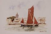 TUCKER Gerald Edwin Sailing Barge At Greenwich TUCKER Gerald Edwin Sailing Barge At Greenwich