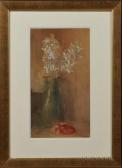 TURNER Ross Sterling Still Life With White Hyacinths And Asian Bowl. TURNER Ross Sterling Still Life With White Hyacinths And Asian Bowl.
