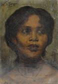 TURNER W.D Head And Shoulders Portrait Of A Woman TURNER W.D Head And Shoulders Portrait Of A Woman