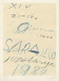 TWOMBLY Cy Sarajevo TWOMBLY Cy Sarajevo