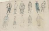 TYSHLER Alexandr Grigoriev. Costume Designs For 'nit Gedaiget' TYSHLER Alexandr Grigoriev. Costume Designs For 'nit Gedaiget'