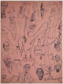TZARA Tristan Compositions En Dessin Automatique TZARA Tristan Compositions En Dessin Automatique