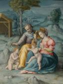 UBERTINI BACCIACCA Francesco The Holy Family With The Infant Saint John The Baptist UBERTINI BACCIACCA Francesco The Holy Family With The Infant Saint John The Baptist