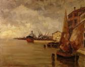 UGO FRASCHETTI San Polo, Venezia Il Porto UGO FRASCHETTI San Polo, Venezia Il Porto