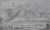 ULINGER Johann Caspar Paysage Montagneux Avec Le Château De Hiljibon ULINGER Johann Caspar Paysage Montagneux Avec Le Château De Hiljibon