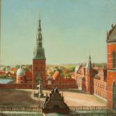 ULRIK JERNDORFF Just Udsigt Fra Frederiksborg Slot Over Hiller�d ULRIK JERNDORFF Just Udsigt Fra Frederiksborg Slot Over Hiller�d