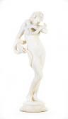 ULYSSE-BESNARD Jean Jude A Carved White Marble Figure Of 'salambo' ULYSSE-BESNARD Jean Jude A Carved White Marble Figure Of 'salambo'