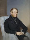 UMLAUF Johann Bildnis Eines Herrn Im Schwarzen Gehrock In Einem Sessel Sitzend UMLAUF Johann Bildnis Eines Herrn Im Schwarzen Gehrock In Einem Sessel Sitzend